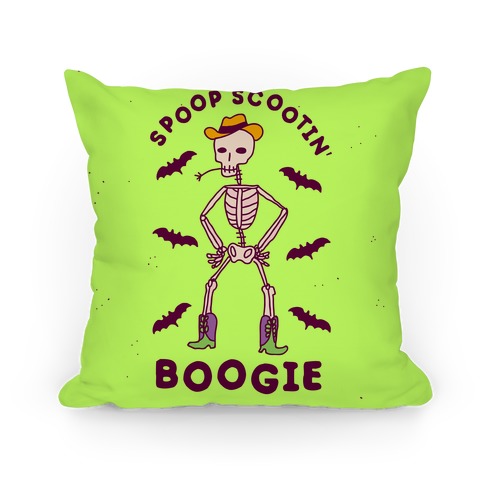 Spoop Scootin' Boogie Pillow