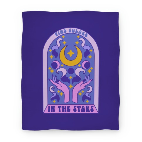 Find Solace In The Stars Blanket