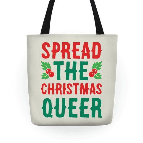 christmas tote bag