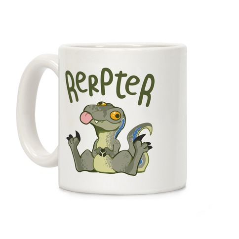 Derpy Raptor Rerpter Coffee Mug