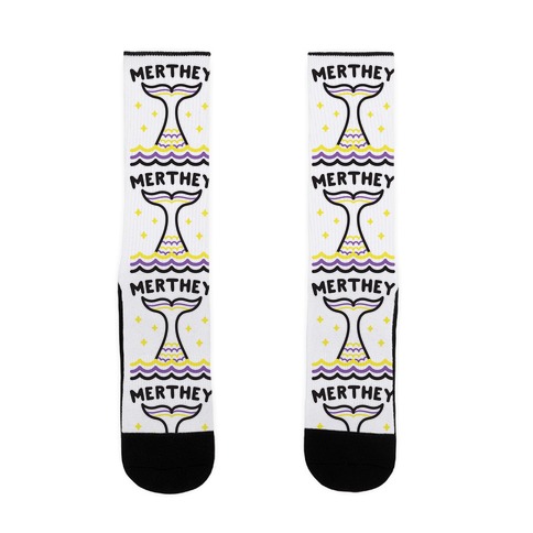 Merthey (Non-Binary Mermaid) Sock