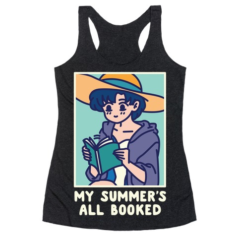 My Summer's All Booked Ami Racerback Tank Top