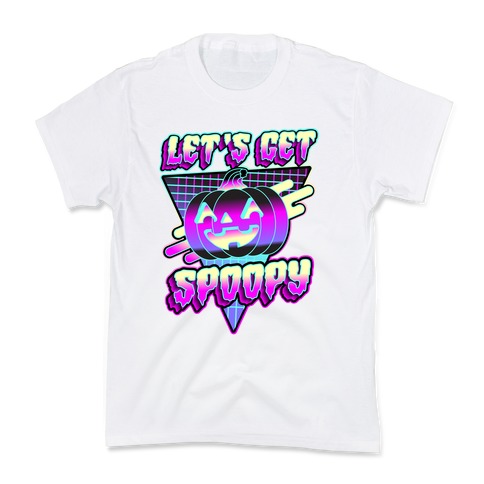 Retrowave Let's Get Spoopy Kids T-Shirt
