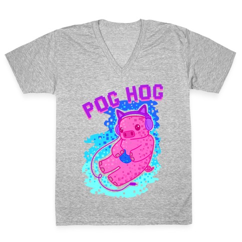 Pog Hog V-Neck Tee Shirt