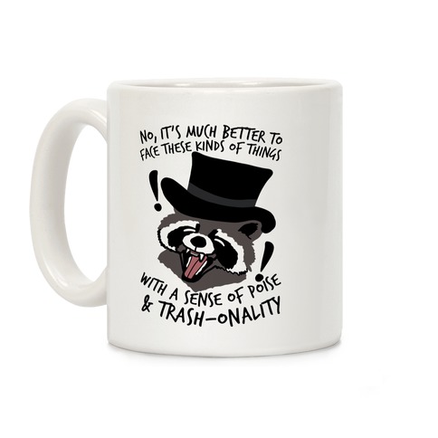Trash-onality Emo Raccoon Coffee Mug