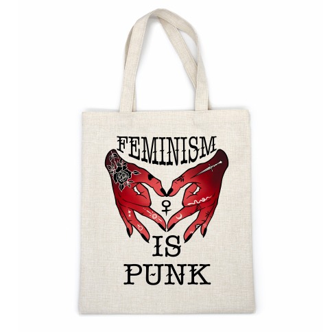 Feminism Is Punk Casual Tote