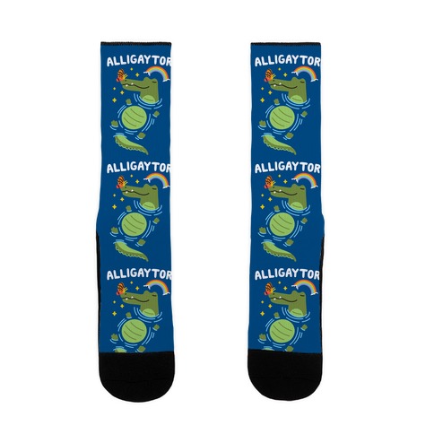 Alligaytor (Gay Alligator) Sock