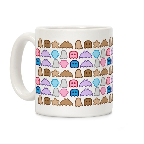 Spoopy Cereal Parody Pattern Coffee Mug