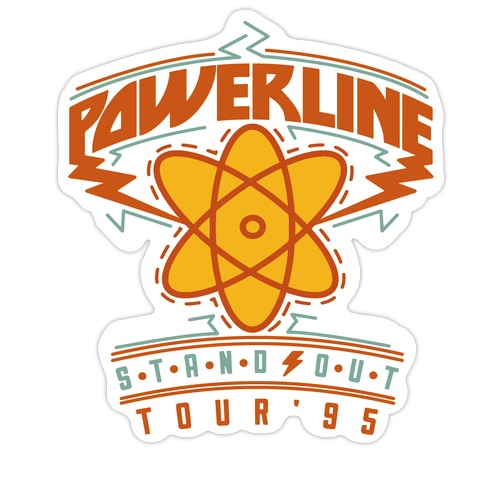 Powerline World Tour Sticker — Kristeens Kingdom