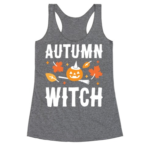 Autumn Witch Racerback Tank Top