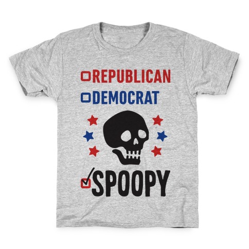 Republican Democrat SPOOPY Kids T-Shirt