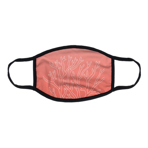Coral Reef Gradient Flat Face Mask