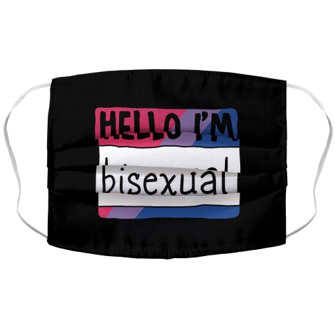 Hello I'm Bisexual Accordion Face Mask