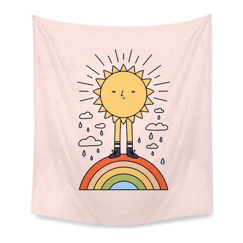 Solar Power Rainbow Tapestry