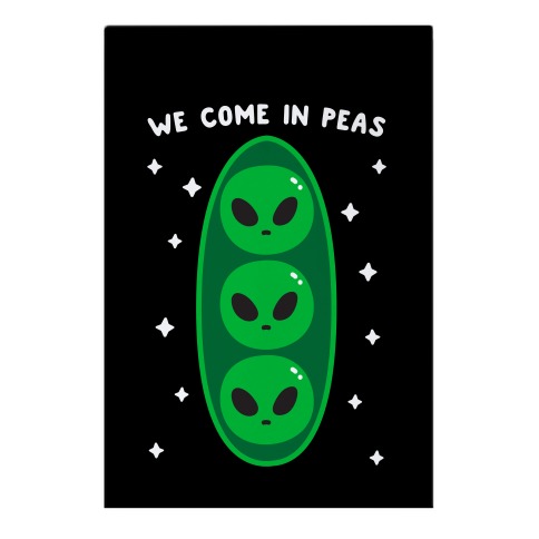 We Come In Peas Garden Flag