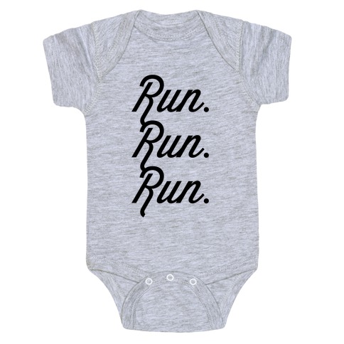 Run Run Run Baby One-Piece