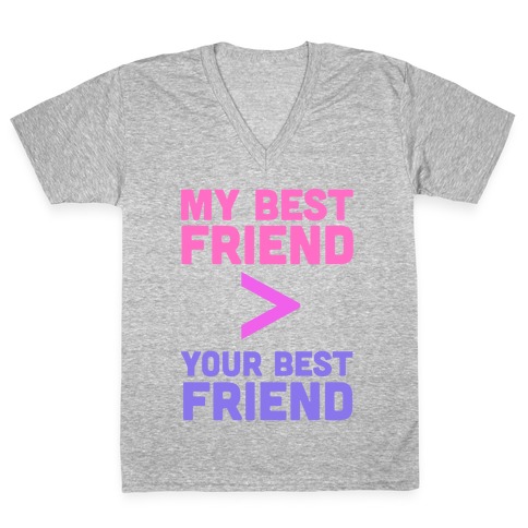 My Best Friend V-Neck Tee Shirt