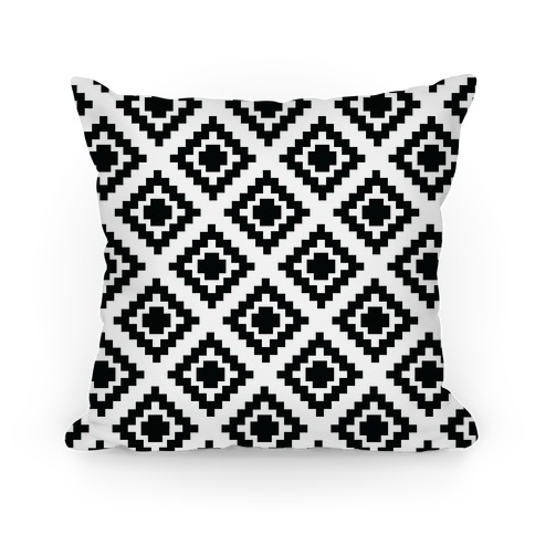 Tribal Diamond Pattern Pillow