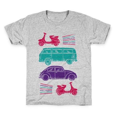 The 1960's Hippie Traveler Kids T-Shirt