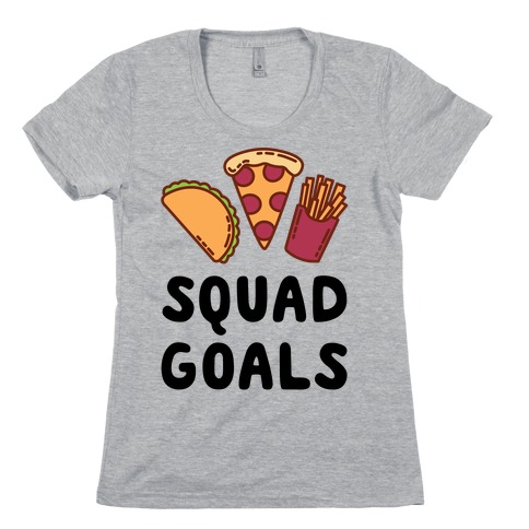 Junk Food Squad Goals Womens T-Shirt
