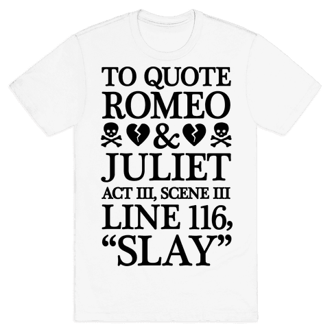 romeo's shirt in romeo and juliet