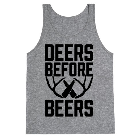 Deers Before Beers Tank Top