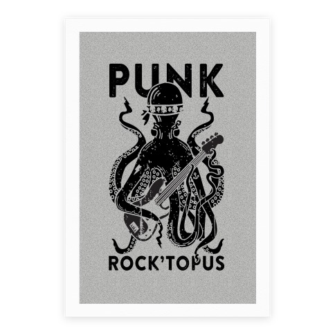 Punk Rocktopus Poster