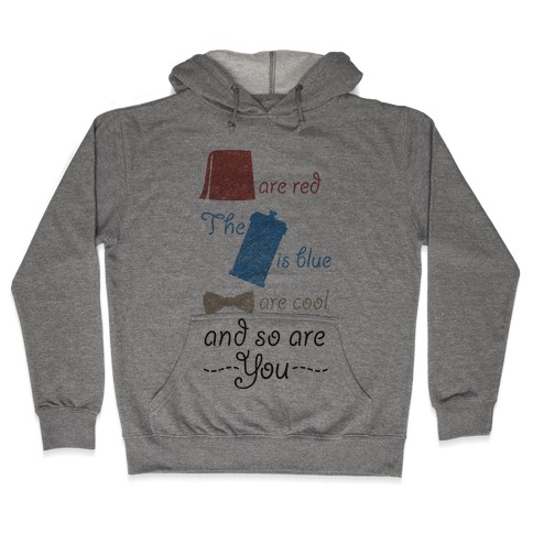 Fezzes Are Red Hooded Sweatshirt