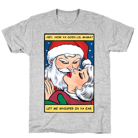 Santa Romance Comic T-Shirt