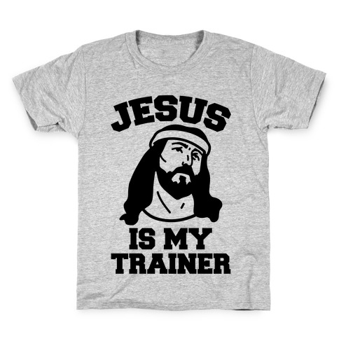 Jesus Is My Trainer Kids T-Shirt