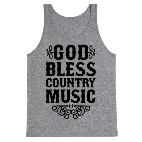 God Bless Country Music Tank Top