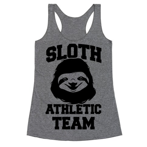 sloth athletic team racerback tank lookhuman sloths collection currentcolorname currentstylename sku