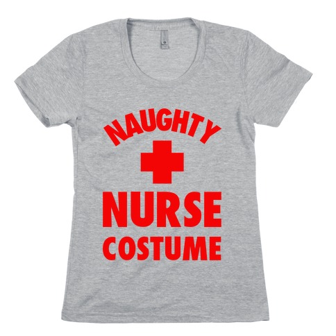 Naughty Nurse Costume Womens T-Shirt