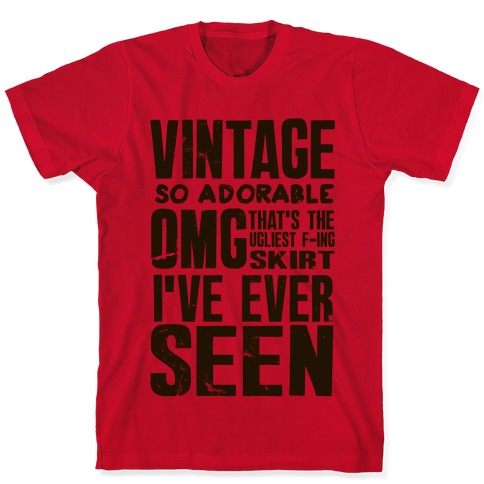 Vintage So Adorable T-Shirts | LookHUMAN