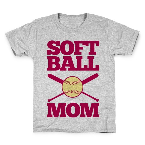 Softball Mom Kids T-Shirt