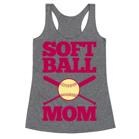 Softball Mom Racerback Tank Top