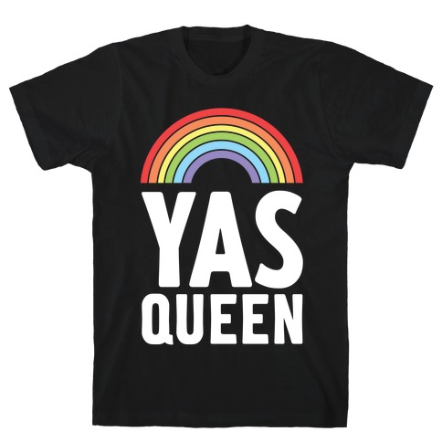 Yas Queen Rainbow Pride T-Shirt