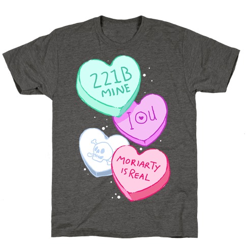 Sherlock Valentines Hearts T-Shirt