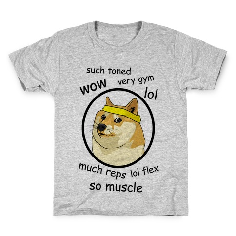 Fitness Doge Kids T-Shirt