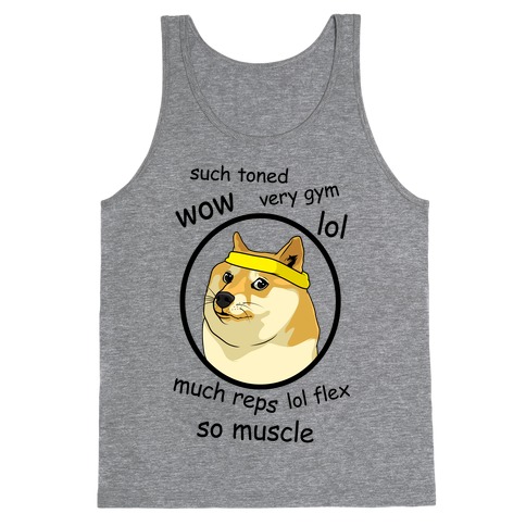 Fitness Doge Tank Top