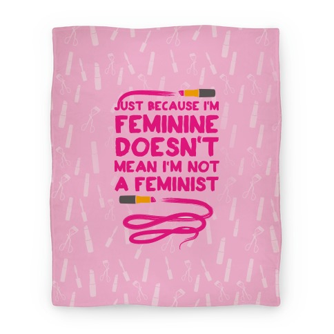 Feminine Feminist Blanket