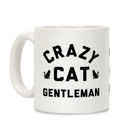 Crazy Cat Gentleman Coffee Mug