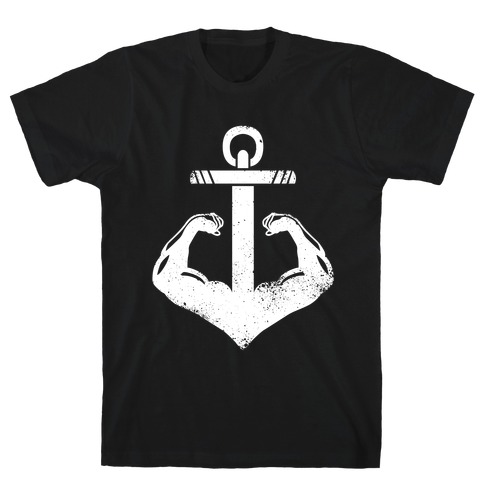 Swole Anchor (White Ink) T-Shirt
