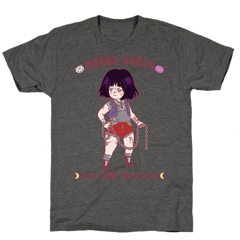 Rebel Girls Will Save The World Saturn Parody T-Shirt