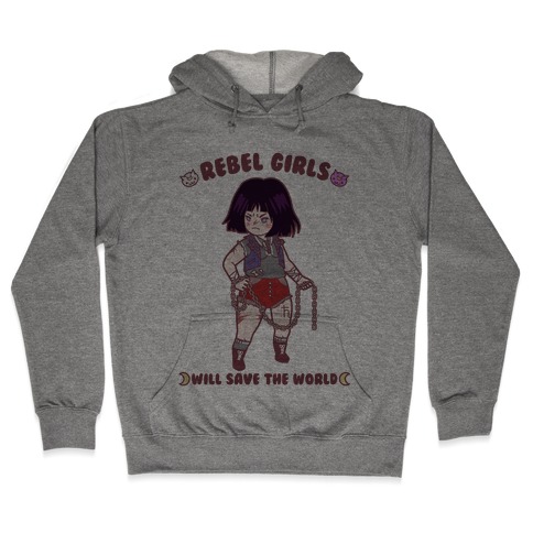 Rebel Girls Will Save The World Saturn Parody Hooded Sweatshirt