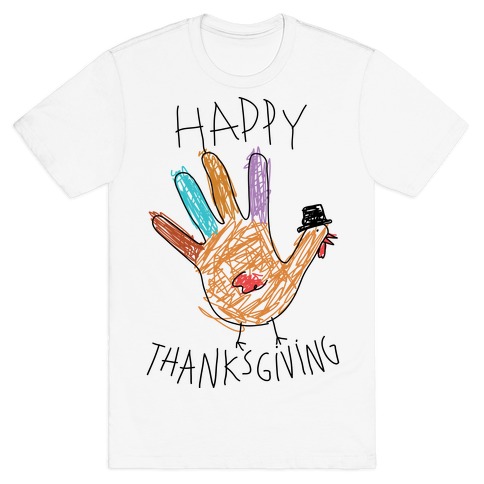 Happy Thanksgiving Hand Turkey T-Shirt