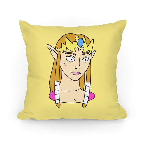 Zelda Face Parody Pillow