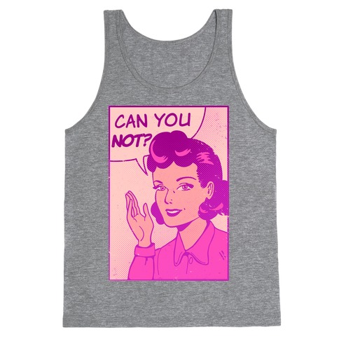 Can You Not Vintage Comic Panel Tank Top