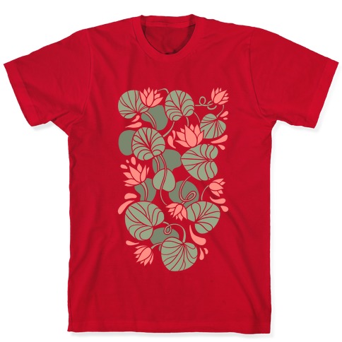 Art Nouveau Water Lilies T-Shirts | LookHUMAN