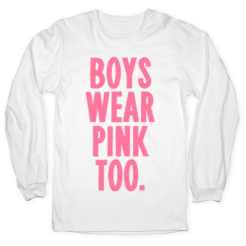 Guys wear pink too